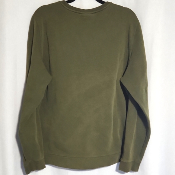 Under Armour Rival Antler Pullover Sweatshirt Green & Orange Size Large - Picture 4 of 7